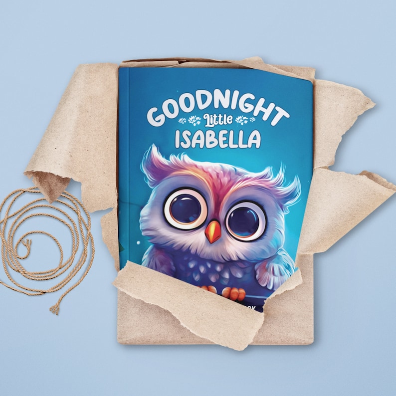 Baby Gift, Personalized Children's Book, Custom Name Book, Goodnight Little Name, Bedtime Book, Book with 30 Pages