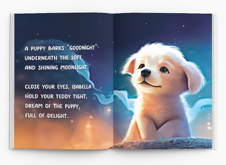 Baby Gift, Personalized Children's Book, Custom Name Book, Goodnight Little Name, Bedtime Book, Book with 30 Pages
