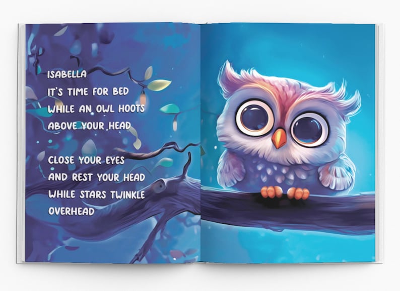Baby Gift, Personalized Children's Book, Custom Name Book, Goodnight Little Name, Bedtime Book, Book with 30 Pages
