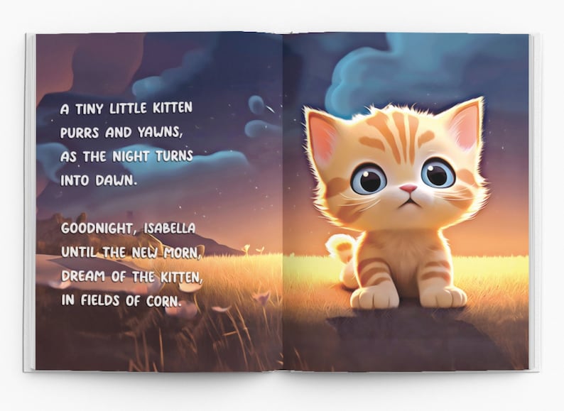 Baby Gift, Personalized Children's Book, Custom Name Book, Goodnight Little Name, Bedtime Book, Book with 30 Pages
